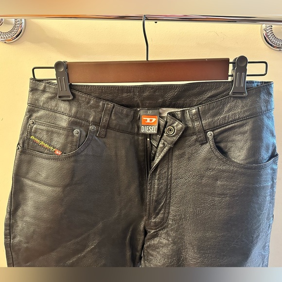 Diesel real Leather Pants - Picture 3 of 3